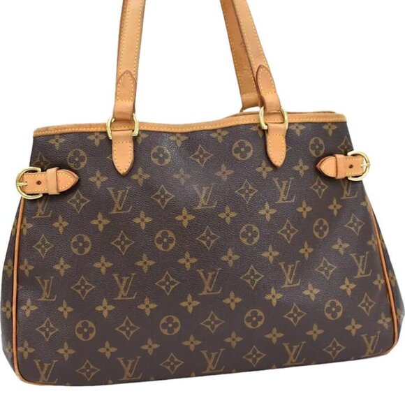 699509AM (S6) Louis Vuitton Satchel Bag Deauville Brown Monogram - Picture 1 of 10